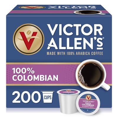 Victor Allen's Coffee 100% Colombian Single Serve Coffee Pods, 120 Ct ...