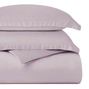 Egyptian Cotton 400 Thread Count Solid Duvet Cover Set by Blue Nile Mills - 1 of 4