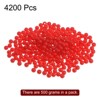 Unique Bargains Loose Craft DIY Earring Necklace Making Acrylic Round Beads 4200 Pcs - 3 of 4
