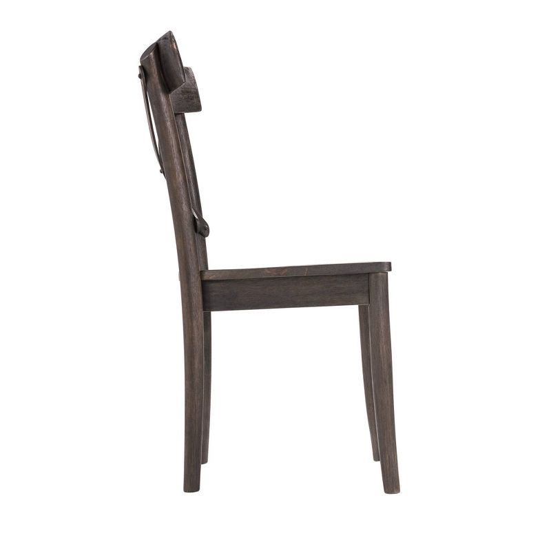 Calhoun Wooden Side Chair Set Dark Brown - Picket House Furnishings, 5 of 13