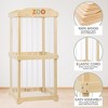 ZICOTO Wooden Stuffed Animal Storage for Kids – Large Toy Organizer for Playroom or Nursery – Easy to Assemble Zoo Keeps Plush Toys Neat and Ready - 4 of 4