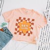 Simply Sage Market Women's Sun Shine Checkered Short Sleeve Relaxed Fit Cropped Tee - 3 of 3