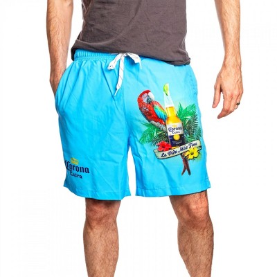 Corona Mens Corona Extra La Vida Mas Fina Tropical Board Shorts - Large — фото 7