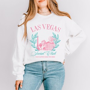 Simply Sage Market Women's Graphic Sweatshirt Las Vegas Social Club - 1 of 4