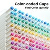 Ohuhu Alcohol Markers for Artist -Dual Tip Art Marker Set for Adults Coloring Illustration -Chisel &Fine -80 Colors -Refillable -Oahu of Ohuhu Markers - 4 of 4