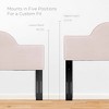 Modway Dawn Performance Velvet Headboard, King/CA King, Pink - 4 of 4