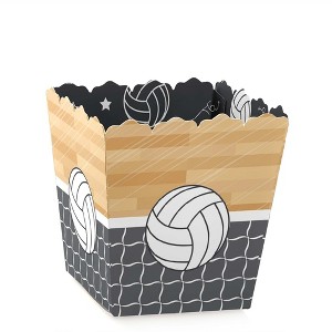 Big Dot of Happiness Bump, Set, Spike - Volleyball - Party Mini Favor Boxes - Baby Shower or Birthday Party Treat Candy Boxes - Set of 12 - 1 of 4