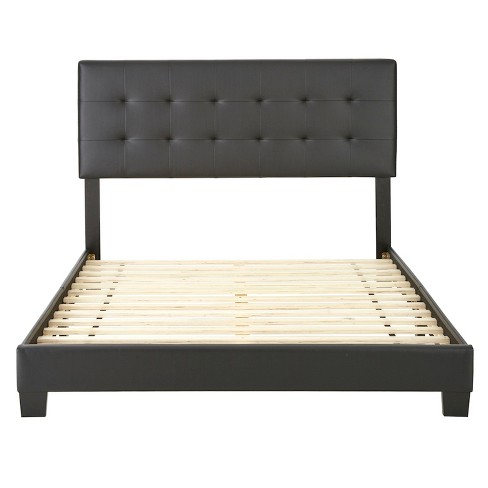 Macie Faux Leather Platform Bed - Eco Dream : Target