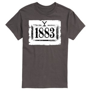 Men's 1883  Short Sleeve Graphic T-Shirt - Charcoal - 2 X-Large - 1 of 4