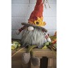 Gulches Series  Red and White Shatterproof Standing Santa with Lantern and Bag Holiday Ornament - 3 of 4