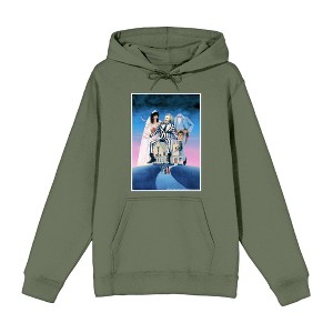 Beetlejuice Mansion Key Art Adult Long Sleeve Hoodie - 1 of 2