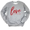 Simply Sage Market Women's Graphic Sweatshirt Love Is All You Need - 3 of 4