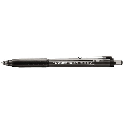 Paper Mate Inkjoy Ballpoint Pens, 0.7mm, Black, Box of 12