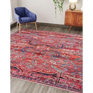 Unique Loom Maahru Collection Area Rug - Waxing Moon - 1 of 4