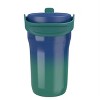 Zak Designs 14 fl oz Double Walled Stainless Steel Sutton Grip Insulated Tumbler - 2 of 4