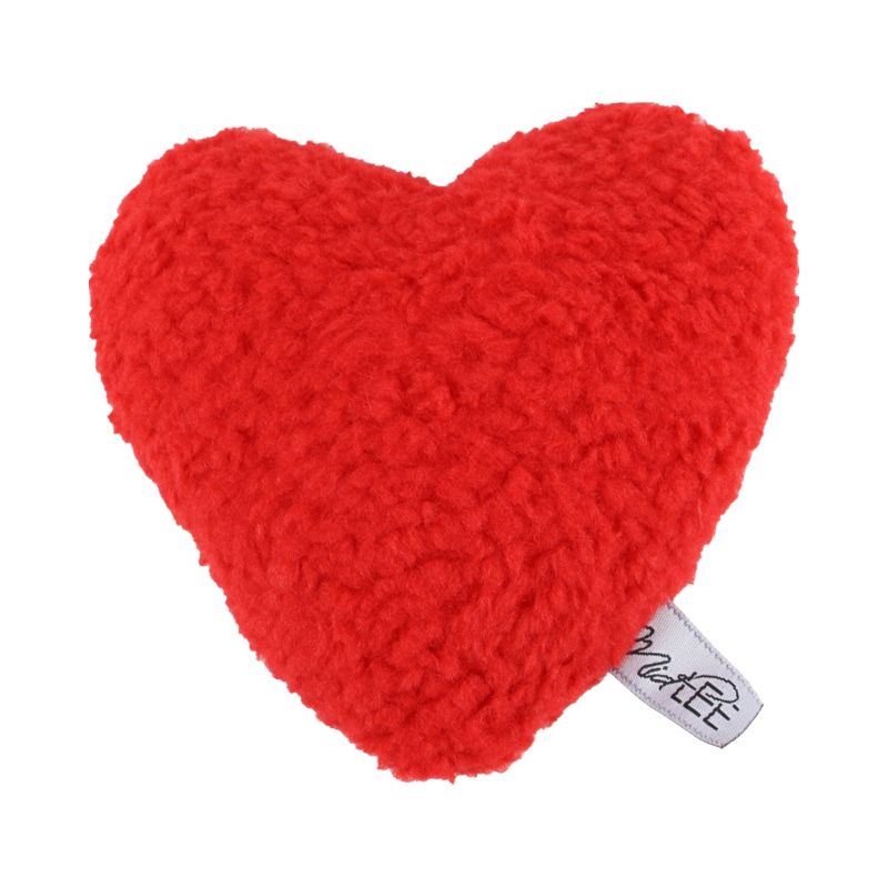 Plush Red Heart Valentine's Day Dog Toy, 1 of 10