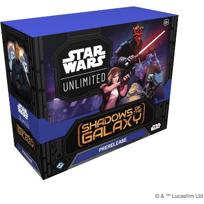 Fantasy Flight Games Star Wars: Unlimited TCG Shadows of The Galaxy PRERELEASE Box - Launch Your Galactic Journey! Includes 6 Booster Packs, Ages 12+,