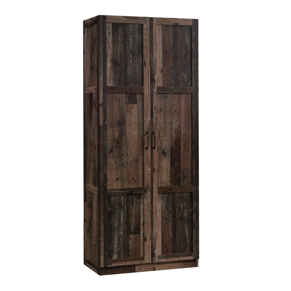 Photos - Wardrobe Sauder Storage Cabinet Reclaimed Pine  