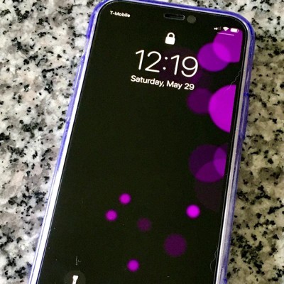 Pink Sky Blue & Purple Glitter Bling iPhone 12 & iPhone 12 Pro Case – Aura  In Pink Inc.