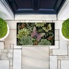 Stupell Industries Dark Succulents Midnight Garden Printed Outdoor Door Mat, design by Nicole Tamarin, 18"x30" - 4 of 4