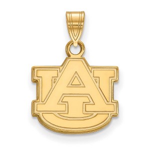 Black Bow Jewelry 14k Yellow Gold Auburn Tigers NCAA Small Pendant - 1 of 3