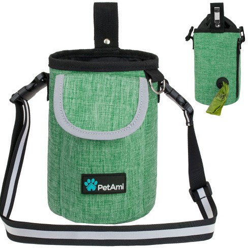 Petami Dog Treat Pouch Large Pet Training Bag Pocket For Kibbles Toys Trainer Essentials Supply Holder Waste Dispenser 3 Ways To Wear green Target