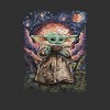 Girl's Star Wars The Mandalorian The Child Starry Night T-Shirt - 2 of 4