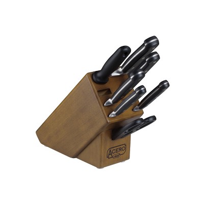Winco Acero Knife Block Set, 8 Piece
