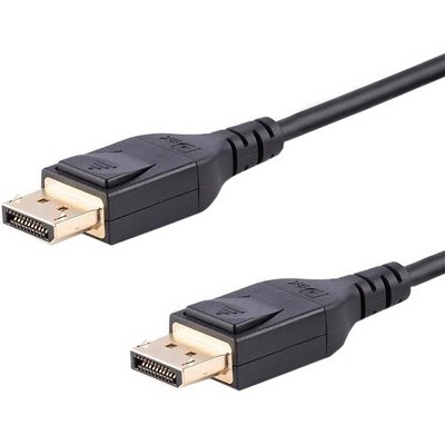 StarTech.com 3 m VESA Certified DisplayPort 1.4 Cable - 8K 60Hz HBR3 HDR - 10 ft Super UHD 4K 120Hz - DP to DP Slim Video Monitor Cord M/M