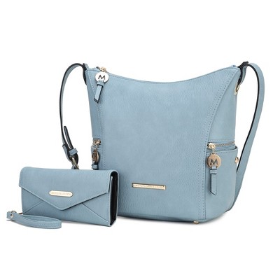 MKF Collection Lux Vegan Leather Women’s Hobo Bag with Wallet by Mia K