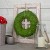 Northlight 13.7" Reindeer Moss Artificial Floral Spring Wreath - Unlit - image 2 of 3