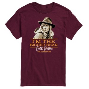 Men's - Yellowstone - I'm The Bigger Bear Short Sleeve Graphic T-Shirt - 1 of 4