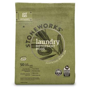 Grab Green Stoneworks Laundry Detergent Pods, Olive Leaf Scent
