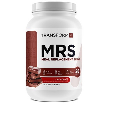 TransformHQ Meal Replacement Shake - Chocolate, 28 Servings