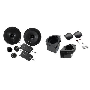Kicker 46CSS654  6.5" CSS Component Speakers and Front 6.5" Speaker Pods with Tweeter Adaptors Compatible with Jeep JL (2018-2023) & JT (2020-2023) - 1 of 4