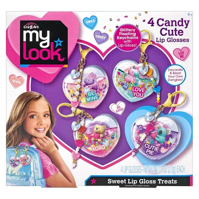 My Look Candy Heart Lip Gloss Treats Val MS Beauty Kits