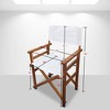 SKRAN Set of 2 Dining Height Directors Chair, Folding Artist Chair with  Wood Frame and Canvas, Camping Lawn Chair for Backyard Beach - 3 of 4