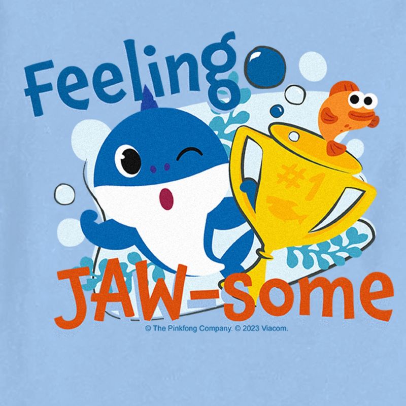 Toddler's Baby Shark Feeling Jaw-some T-Shirt, 2 of 4