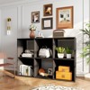 ELJGET 9-Cube Open Bookshelf with Removable Back Panels, White Storage Display Bookcase for Living Room, Bedroom, Entryway - 4 of 4