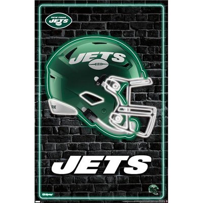 Trends International Nfl New York Jets - Neon Helmet 23 Unframed Wall  Poster Prints : Target