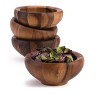 Nambe Yaro Individual Salad Bowls, 4-Piece,36 Oz., Ea. 7" D. X 3.75" H. - 3 of 4