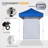 EAGLE PEAK 5x5ft Easy Setup Pop Up Canopy Tent with One Wall - 4 of 4