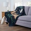 Warner Bros. Harry Potter Rather Stay At Hogwarts Silk Touch Throw Blanket 50x60 Inches - 2 of 4
