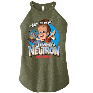 Women's - Jimmy Neutron - Boy Genius Graphic High Neck Tank - 1 of 3