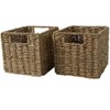 Generic Slim Decorative Shelving Unit or Set of 2 Baskets - Set of 2 Baskets - 4 of 4