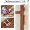 Gulches 4 Piece Luggage Set Suitcase Set, ABS Hard Shell Lightweight Travel Luggage with 4 Packing Cubes, TSA Lock, Spinner Wheels (16/20/24/28) - 3 of 4