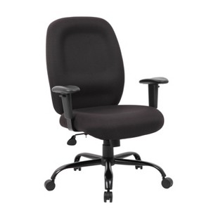 400lbs Heavy Duty Task Chair Black - Boss Office Products - 1 of 4