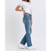 Women's Mid Rise Contrast Wash Destroy Dad Jean - Judy Blue - 4 of 4