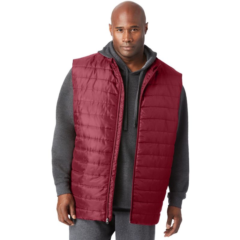 KingSize Men's Big & Tall Packable puffer vest, 1 of 2
