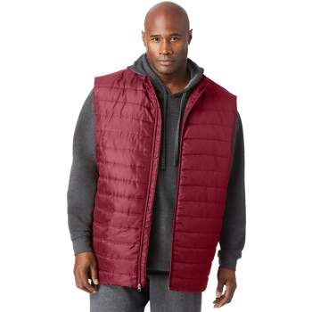 KingSize Men's Big & Tall Packable puffer vest